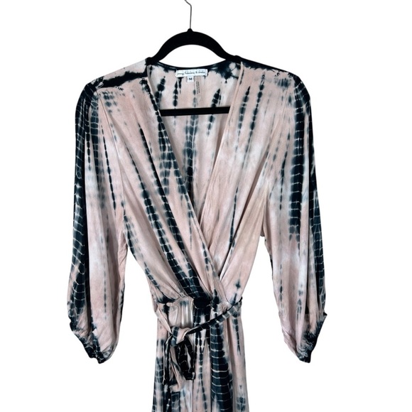 Young Fabulous & Broke Tie-Dye Maxi Wrap Jillian Dress Women Size Medium - Picture 5 of 10